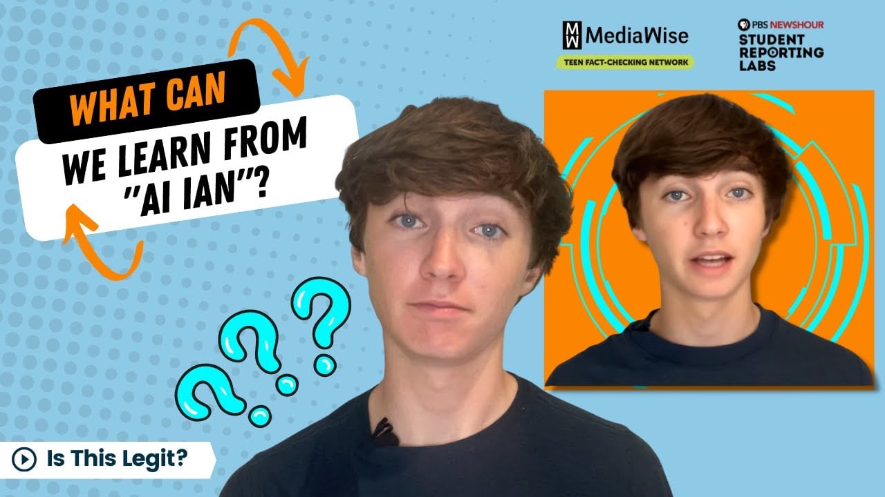 Lesson plan: 'AI Ian' shows you how not to be duped by AI technology