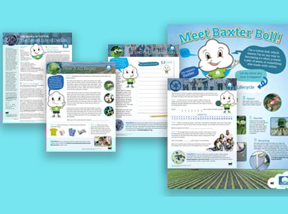 The Secret Life of Denim — cotton life cycle, sustainability, STEM