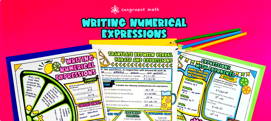 Writing Numerical Expressions with Exponents Lesson Plan