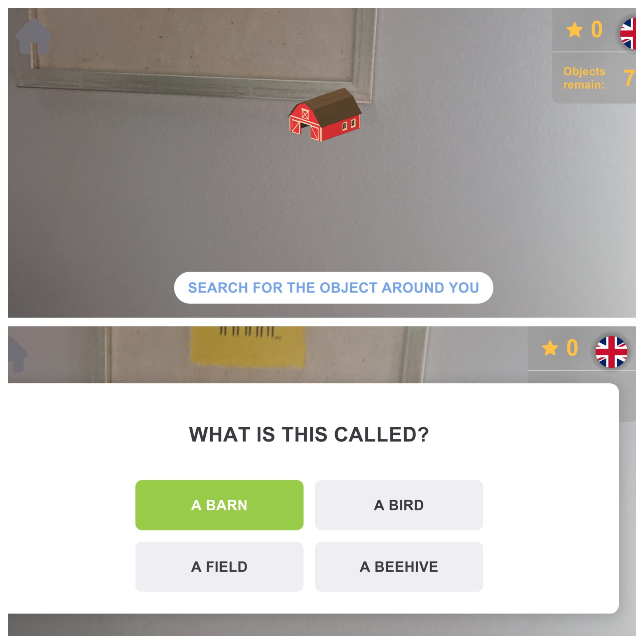 Farm Life – Augmented Quiz