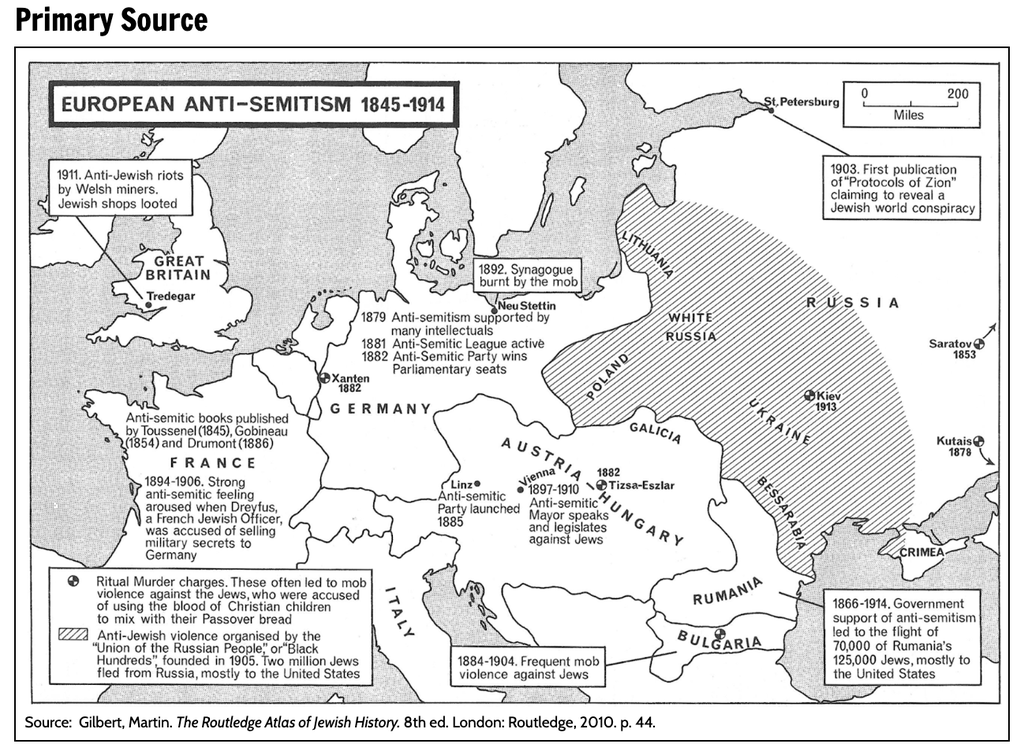 european Antisemitism 1845-1914