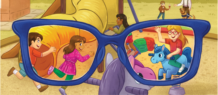 children on the playground