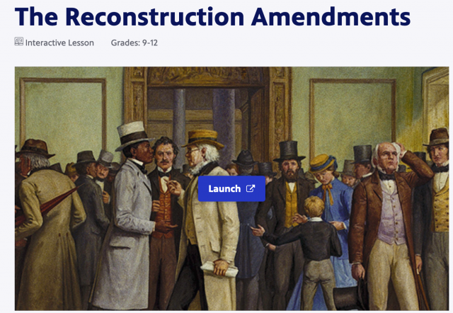 The Reconstruction Amendments