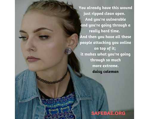 Sexual Assault - Help Put an End to Online Harassment 