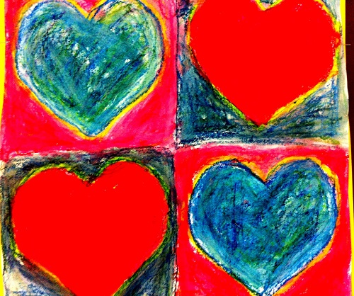 Jim Dine Hearts Art Lesson